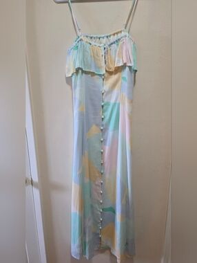 saltwater LUXE Pastel Multi-Color Off-Shoulder Top